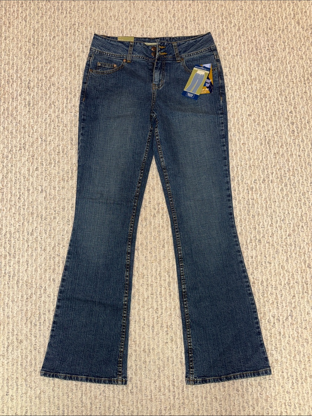 Denver Hayes Women's Dark Blue Wide Leg Jeans